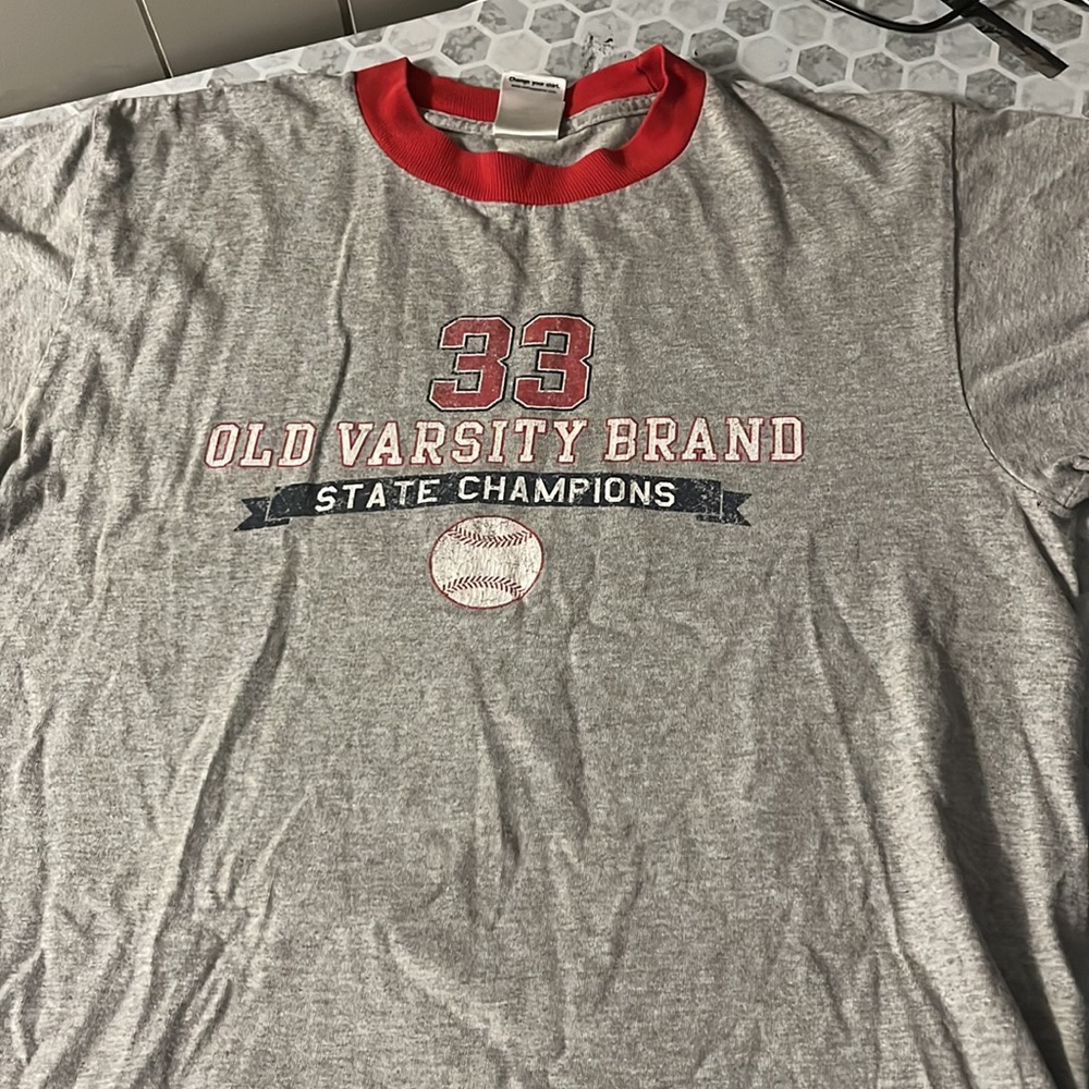 Delta Pro Medium Short Sleeve Old Varsity Brand Baseball State Champions T Shirt - Picture 4 of 6